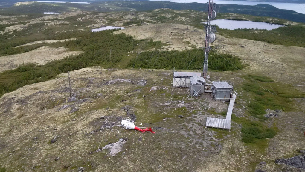 Downed helicopter near Rigolet, NL