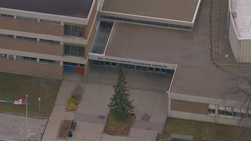 Toronto police say three teens are facing charges after they allegedly attacked another teen near a Scarborough high school last week. 