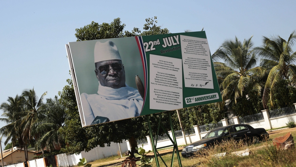 Longtime Gambian president President Yahya Jammeh