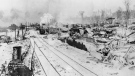 The aftermath of the Halifax Explosion is seen in the city. (The Canadian Press)