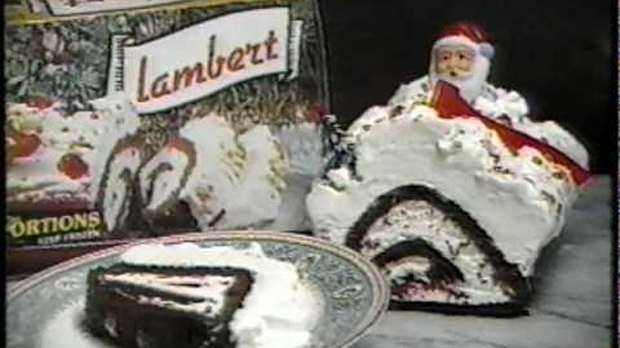 Lambert Yule logs were a holiday tradition