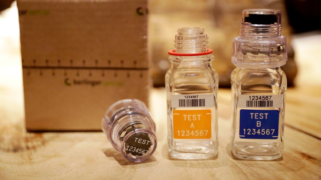 Test for doping in sport