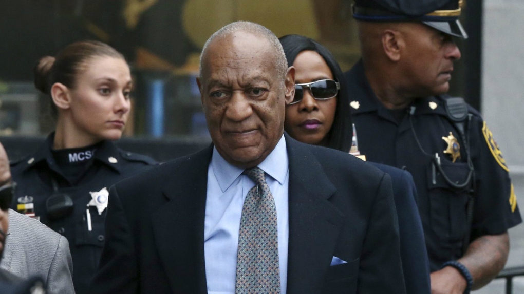 Bill Cosby leaves court during sexual assault case
