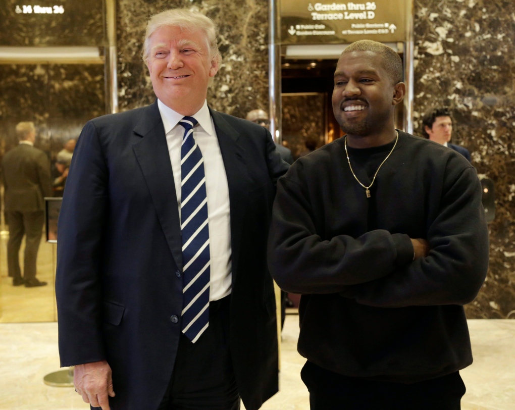 Donald Trump and Kanye West 