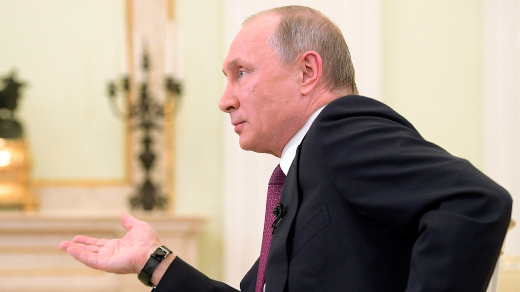 Vladimir Putin in the Kremlin