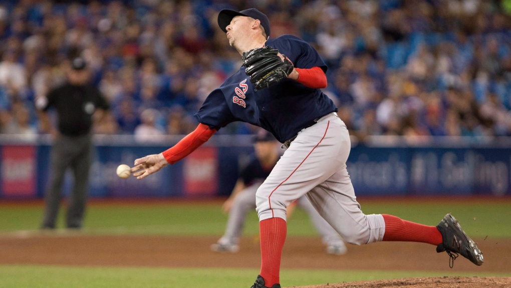 Boston Red Sox relief pitcher Brad Ziegler 