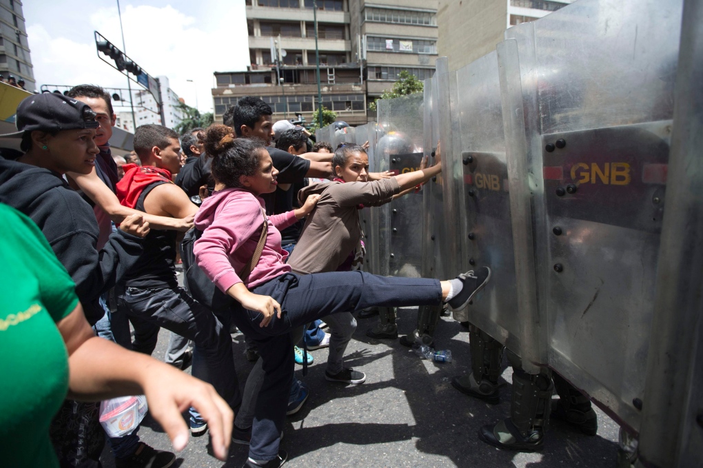 Venezuelan protest 