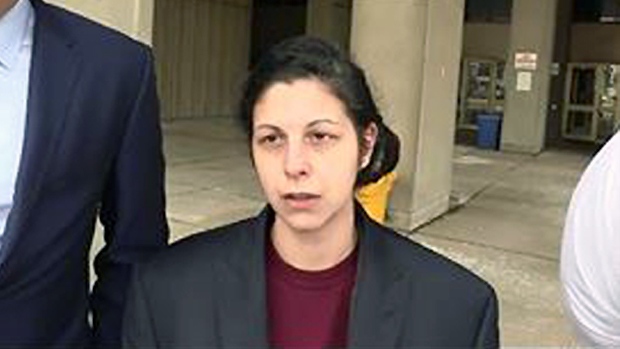 Melissa Facciolo is seen here outside court in London, Ont. on Wednesday, Dec. 28, 2016.
(Reta Ismail / CTV London)