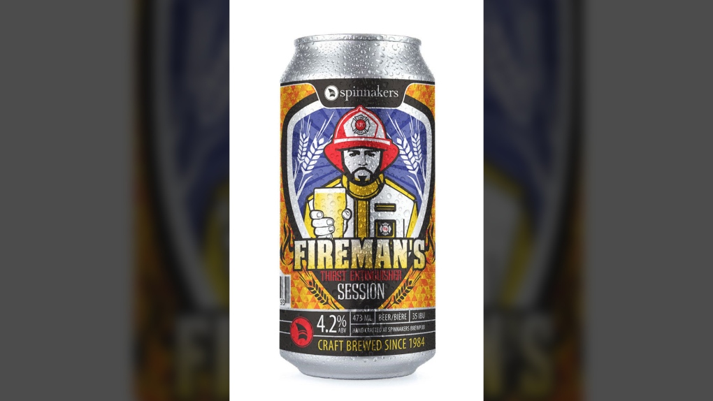 Spinnakers firefighter beer