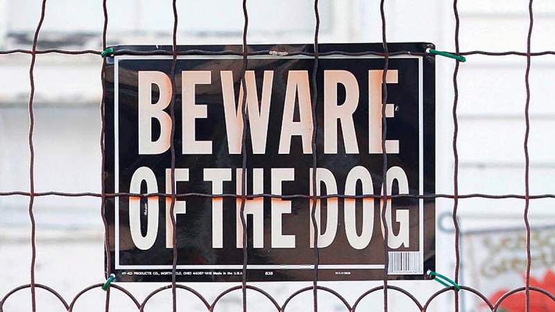 A sign on a fence in Sidney, Ohio, on Dec. 7, 2011. (Sidney Daily News / Luke Gronneberg / AP)