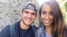 Chelsea Alvarez (right) and Colin Behenna are shown in this photograph from Facebook.