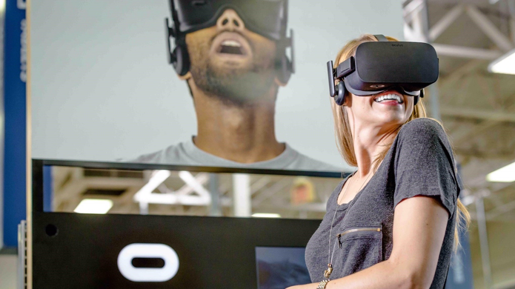 Oculus Rift headsets demo