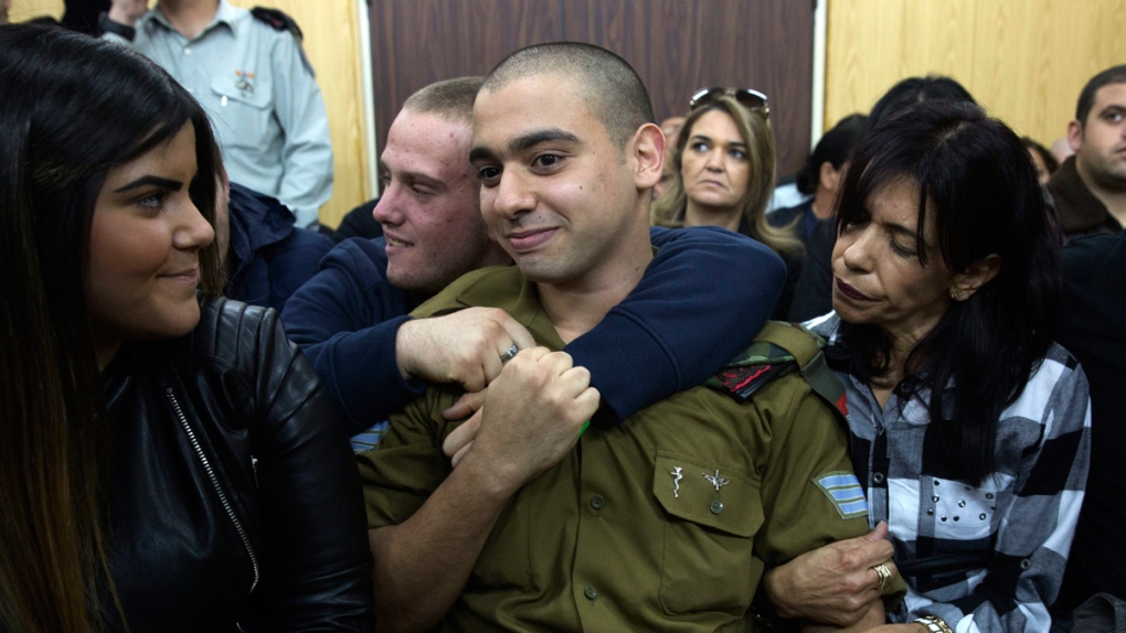 Israeli solider Sgt. Elor Azaria in court