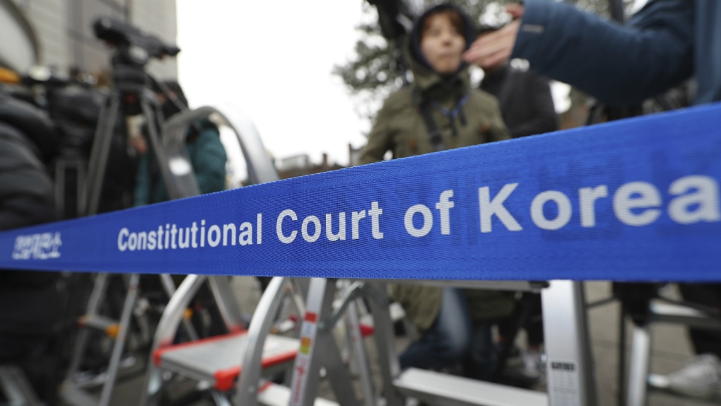 Impeachment trial held for Korean president