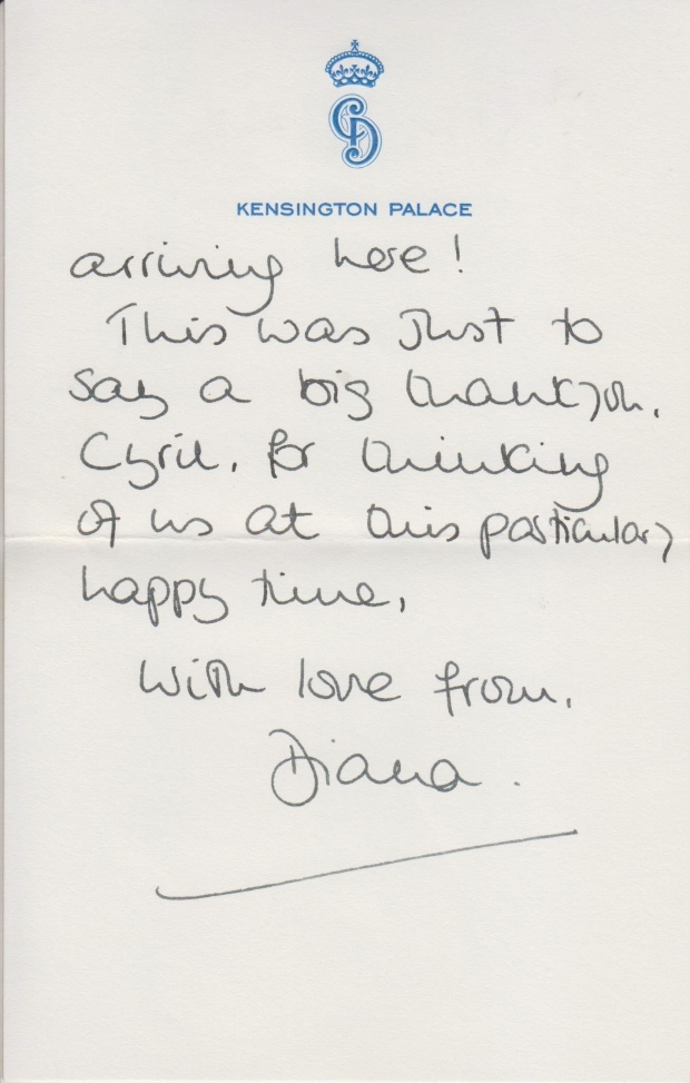Diana letter