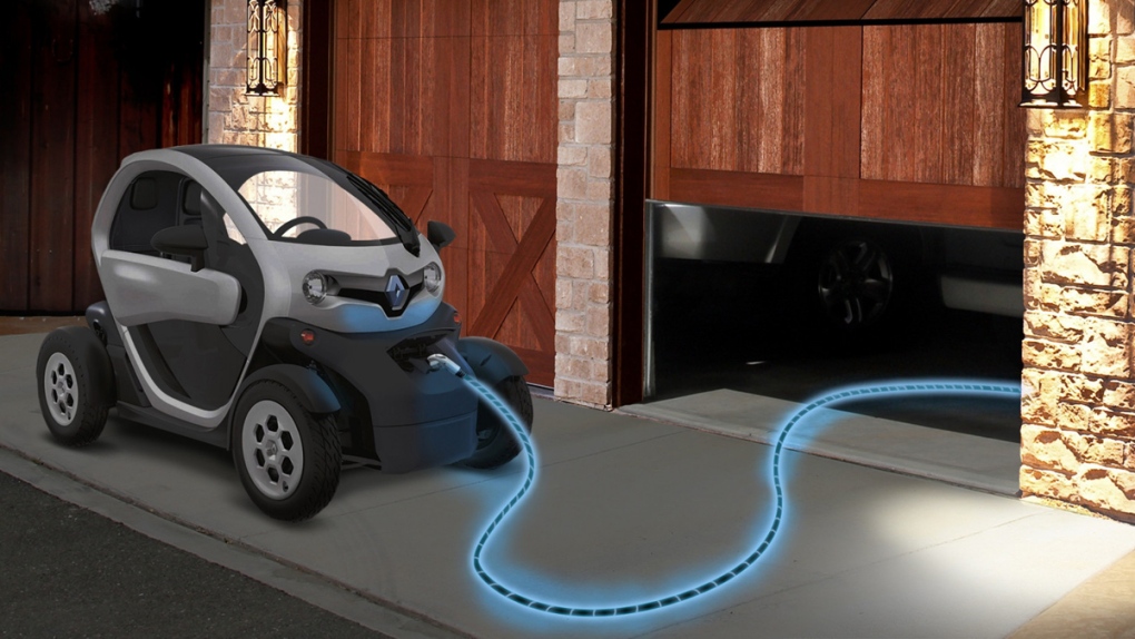 Renault's electroluminescent car charging cable