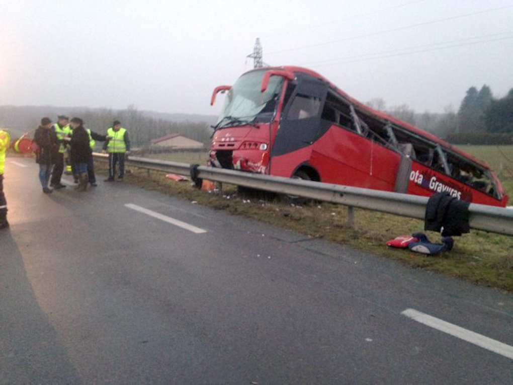 Portuguese die in France bus crash