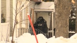 On Saturday, police tactical units raided a house in the 800 block of College Avenue. 