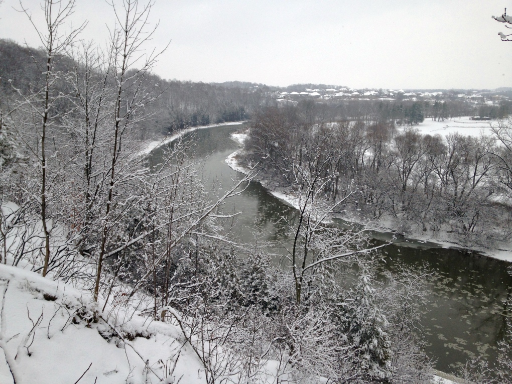 Grand River snowy