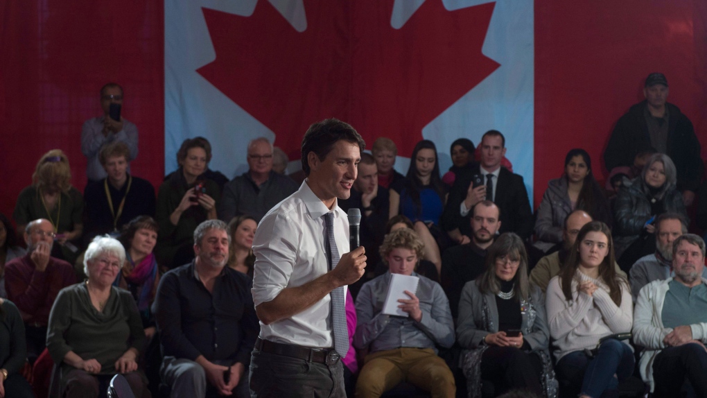 Prime Minister Justin Trudeau in Kingston