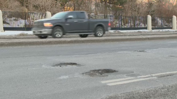 Montreal pothole