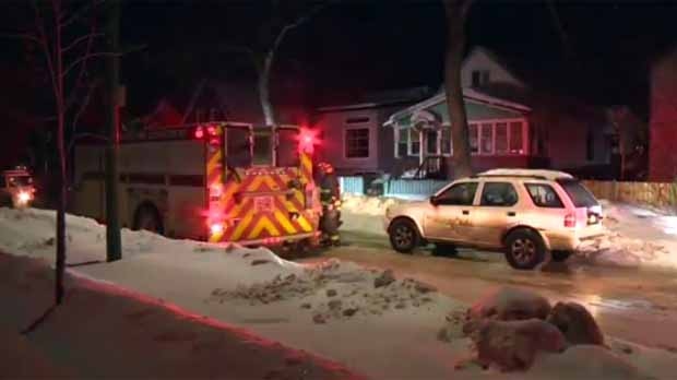 Crews were called to a fire at 427 Manitoba Avenue