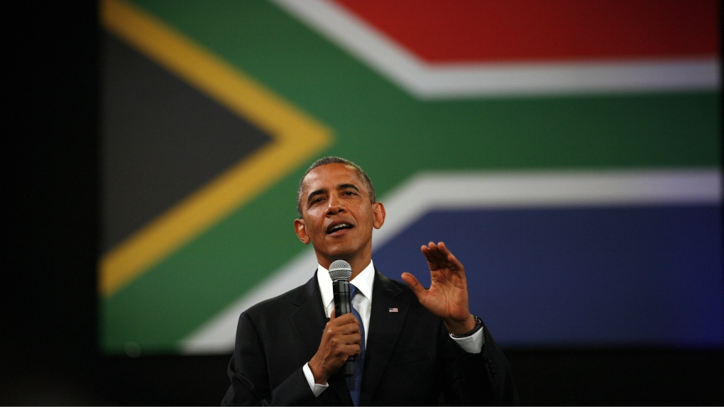 U.S. President Barack Obama in South Africa 