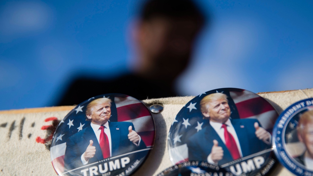 Donald Trump inauguration buttons