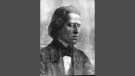 A photo believed to be of composer Frederic Chopin is shown in this image released by the Institut Polonais de Paris on Facebook.