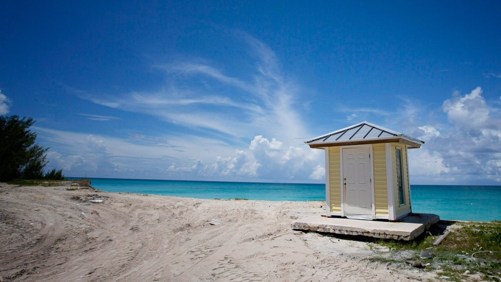 A beach in Bimini, Bahamas