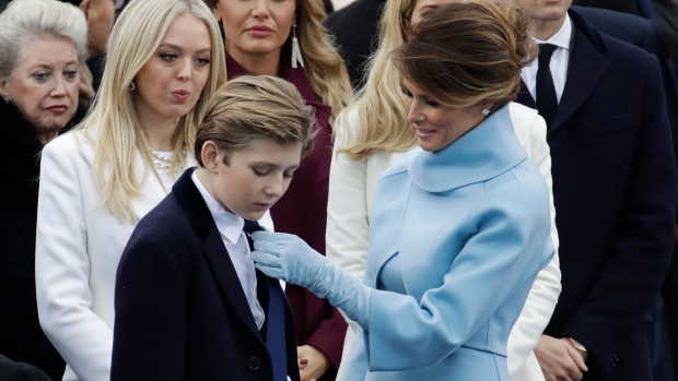 Melania Trump at inauguration