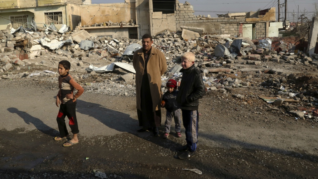 Iraqi civilians in Mosul