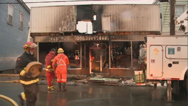 Fire destroys fishing supply shop in Pictou - CTV News
