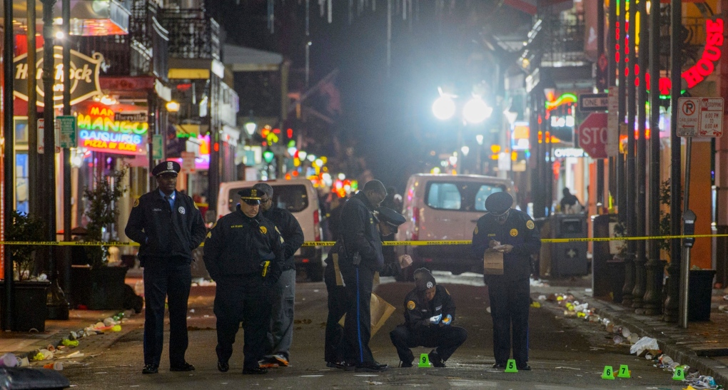 New Orleans crime scene 