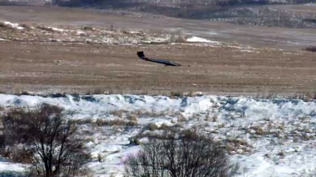 Plane crash near Moose Jaw