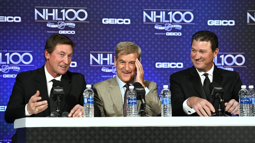 Wayne Gretzky, Bobby Orr and Mario Lemieux