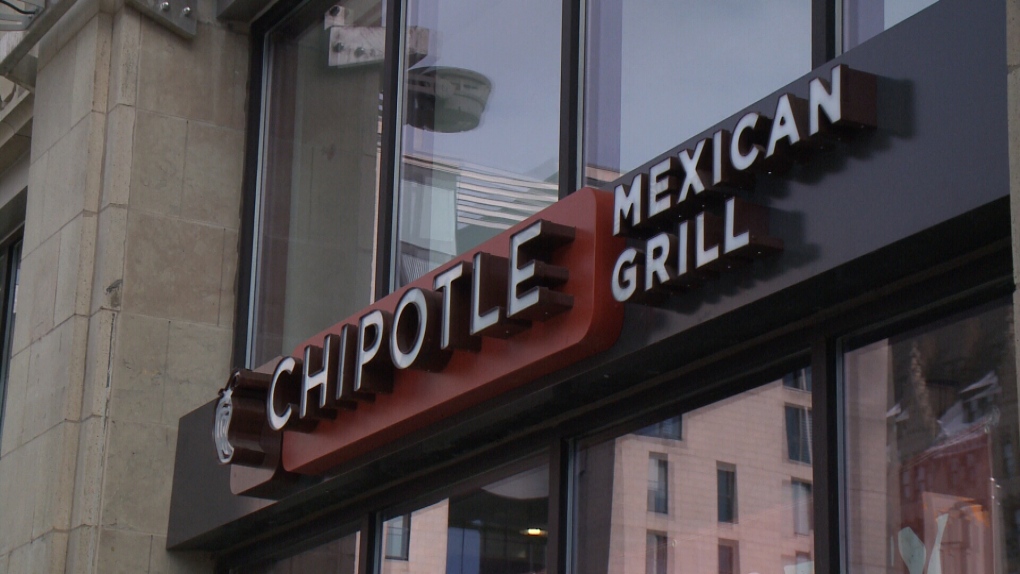Chipotle opens at the Rideau Centre