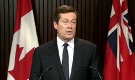 John Tory announces he is resigning as Ontario PC leader during a press conference at Queen's Park in Toronto, Friday, March 6, 2009.