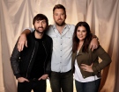 In this Jan. 9, 2017, photo, the members of Lady Antebellum pose in Nashville, Tenn. From left are Dave Haywood, Charles Kelley, and Hillary Scott. (AP Photo/Mark Humphrey)