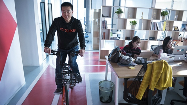 Davis Wang, CEO of bike-share app Mobike