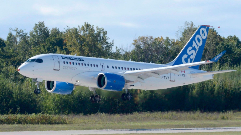 Bombardier's CSeries commercial jet 