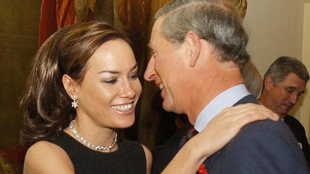 Tara Palmer Tomkinson and Prince Charles in 2003