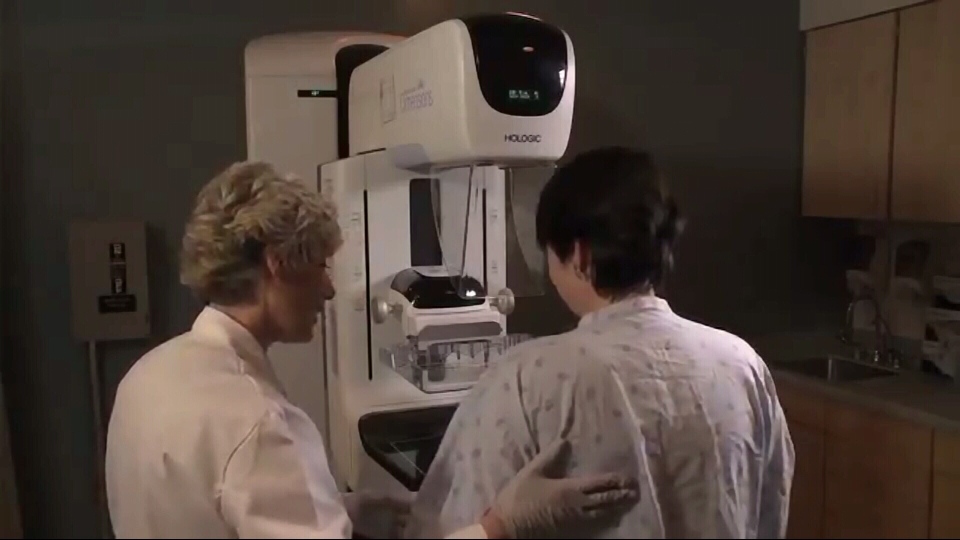 3D mammogram or digital tomosynthesis. 