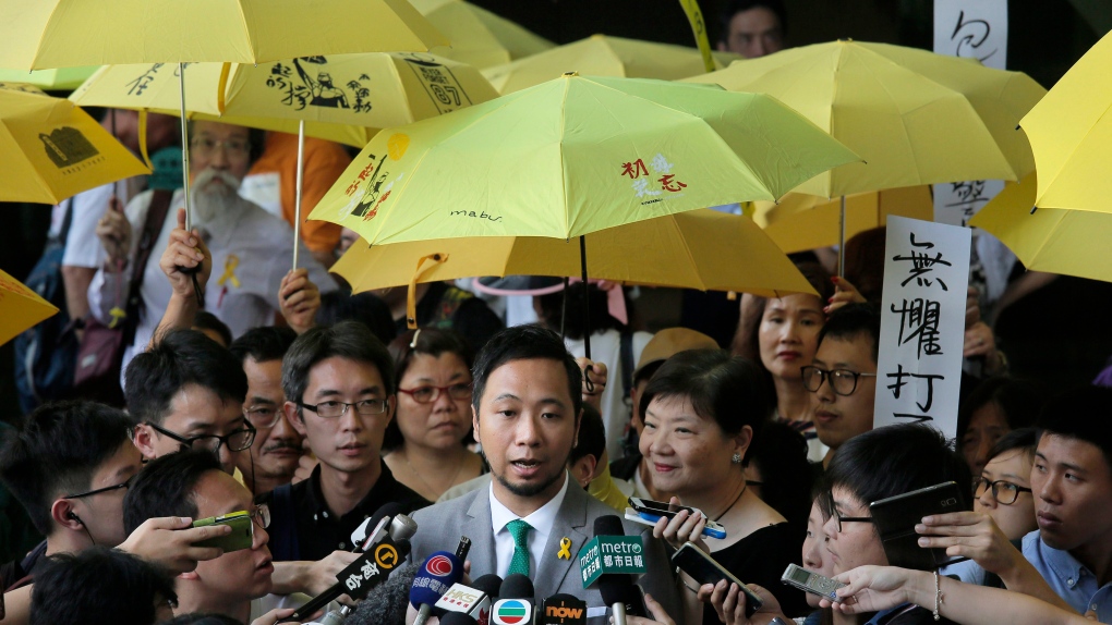 Hong Kong democracy activist Ken Tsang