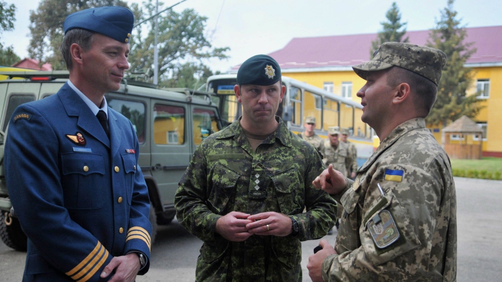 Canadian soldiers in Ukraine