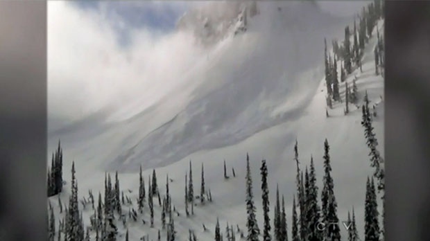 Avalanche in Western Canada 