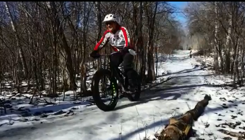 Fatbikers hold a poker run on Sunday, Feb. 19, 2017 to raise money to maintain the trails at Wildwood Conservation Area near St. Marys.