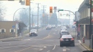 Hazy air is seen in Courtenay, B.C. in this Dec. 4, 2014 file photo.