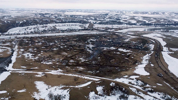 Dakota Access pipeline camp