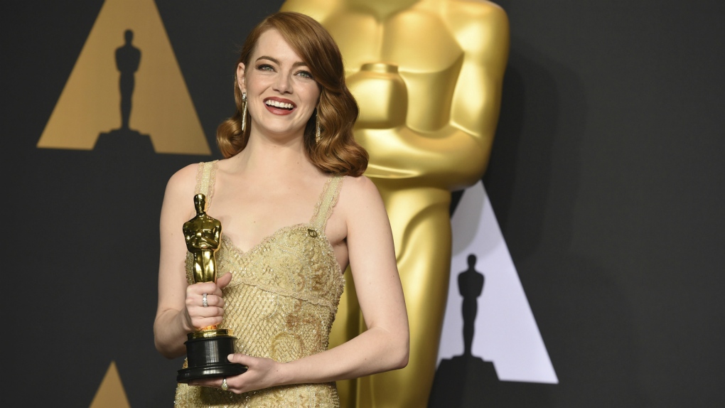 Emma Stone win best-actress Oscar for role in 'La La Land